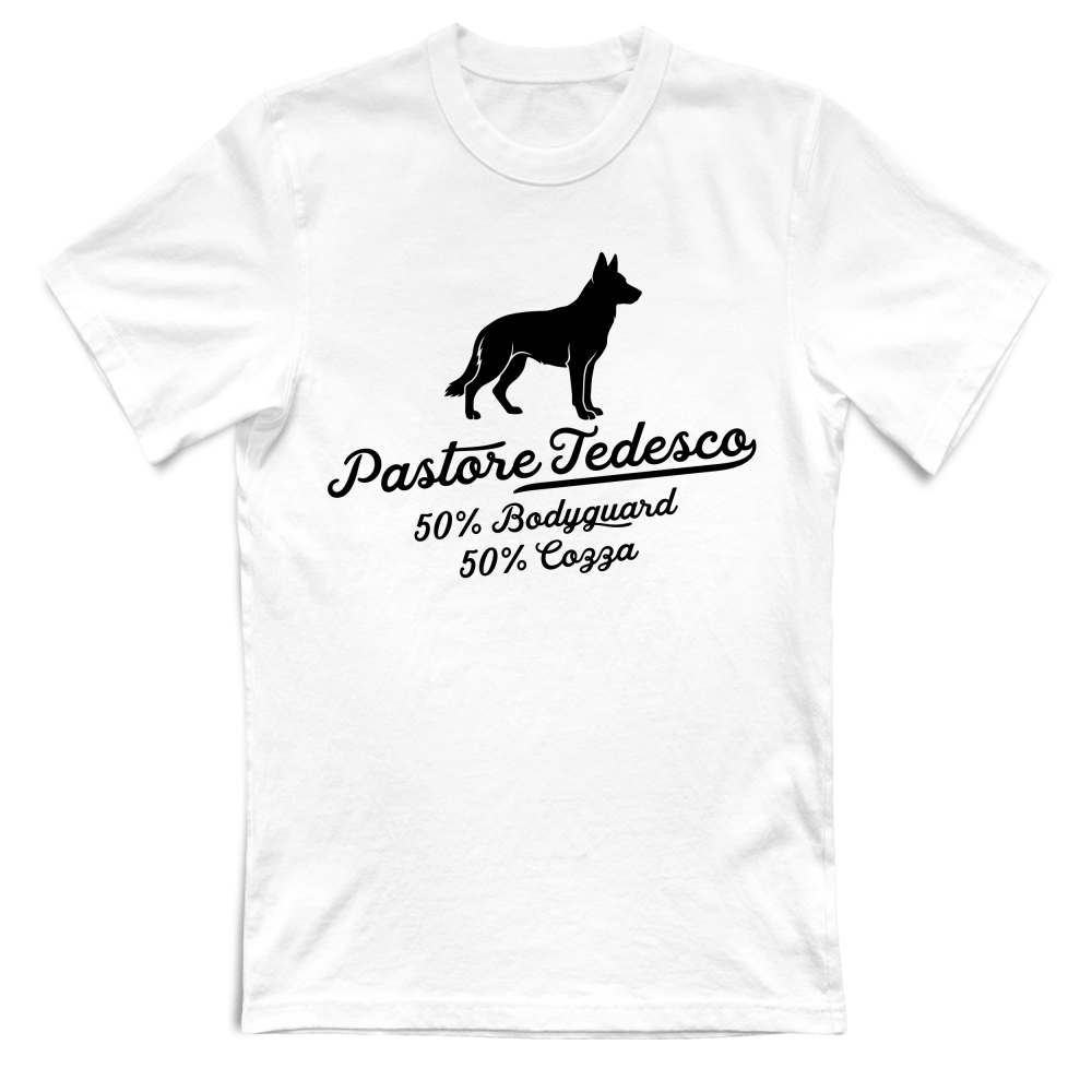 T-shirt BrancoBro: Dillo al mondo chi è il vero capobranco (Spoiler: ha 4 zampe) - T-Shirt Unisex Pastore Tedesco