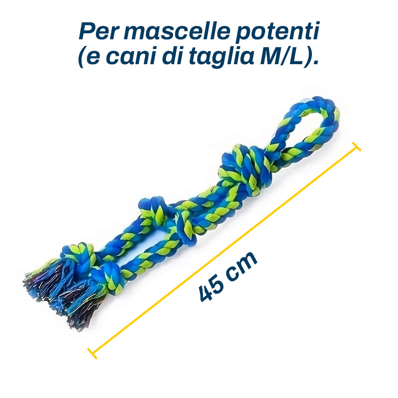 Doppia Corda Gioco per Cani | Il Re del Tira e Molla