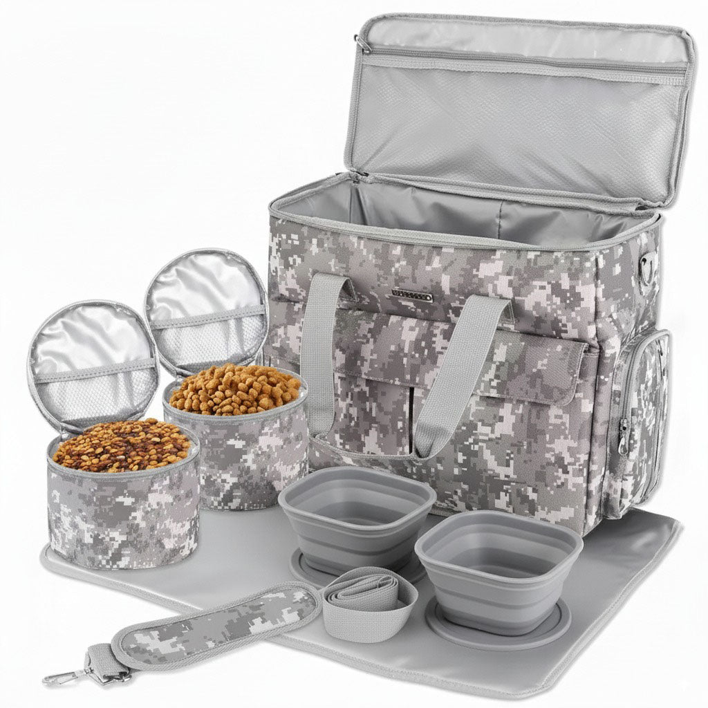 Borsa organizer da viaggio per cani e gatti | Kit completo omologato aereo