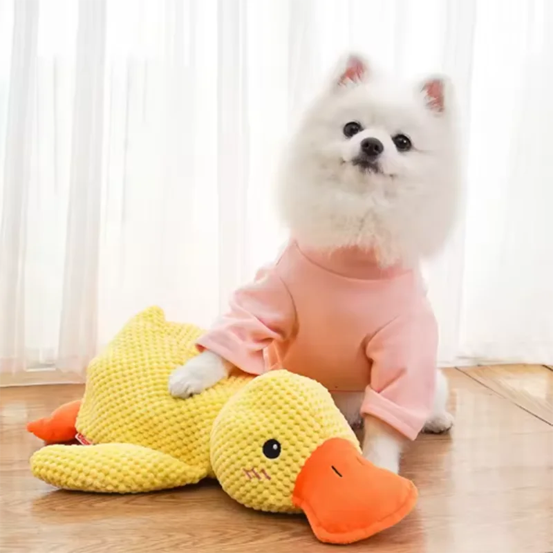 Patty, la Papera da Battaglia | Peluche Sonoro Ultra-Resistente per Cani