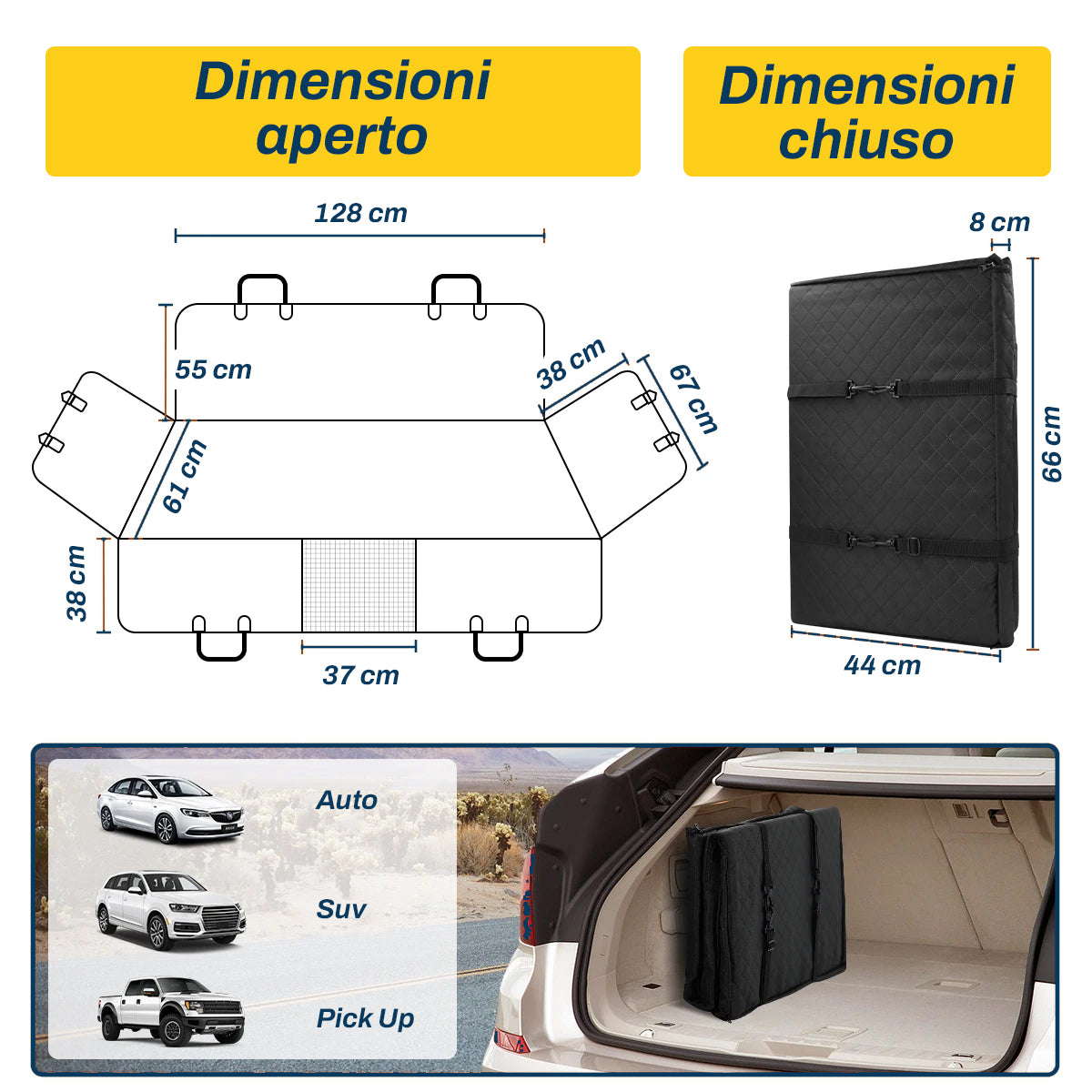 Coprisedile Auto per Cani Impermeabile | Protezione Sedile Posteriore con Finestra a Rete