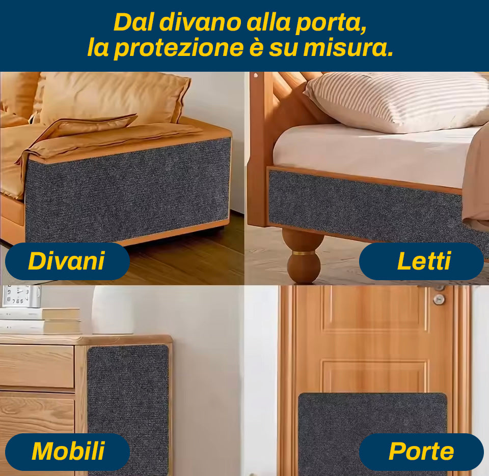 Tappeto tiragraffi adesivo in rotolo | La protezione su misura per mobili e tiragraffi