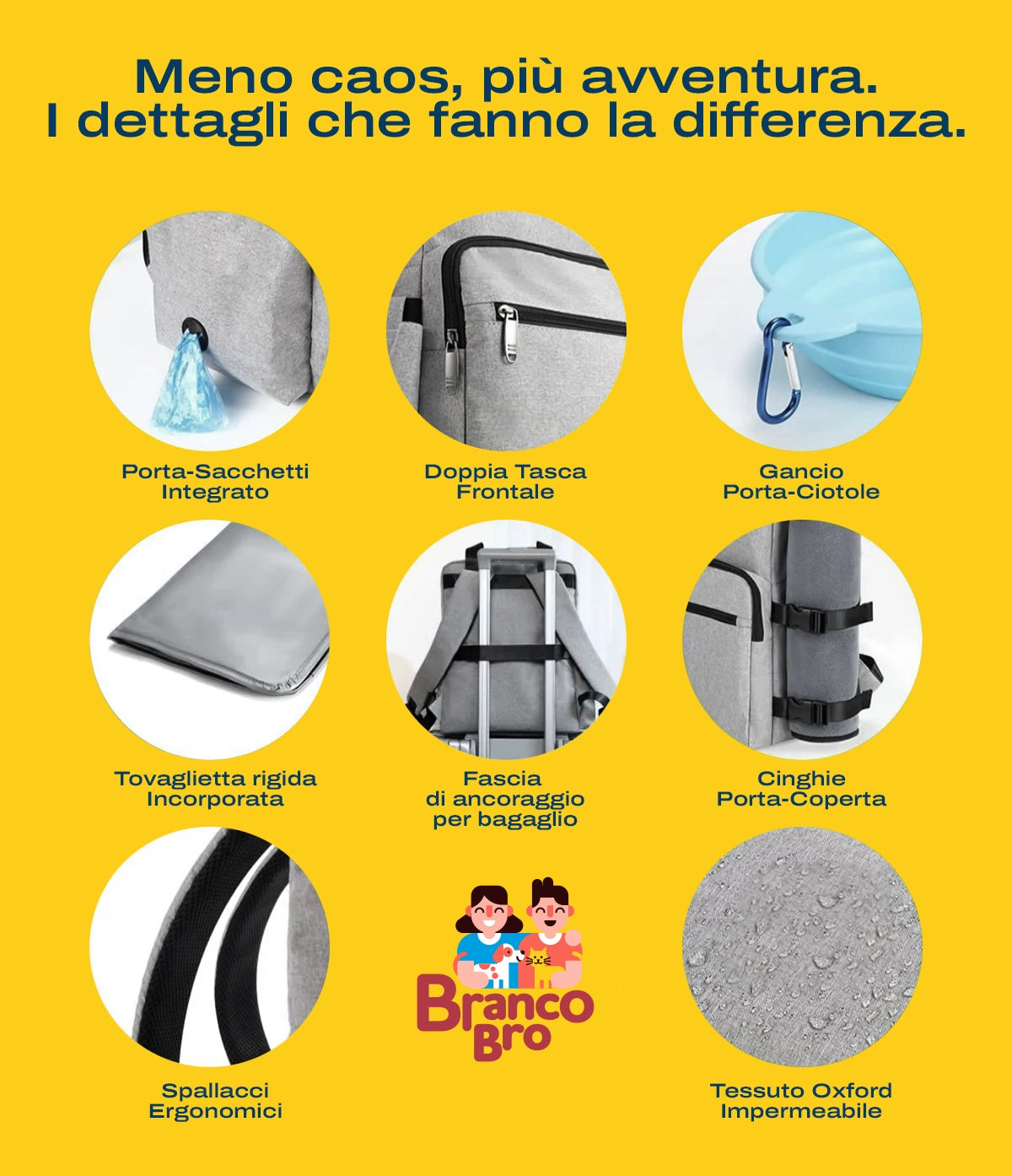 Zaino Weekend "All-in-One" | Il Kit da Viaggio Completo per Cani