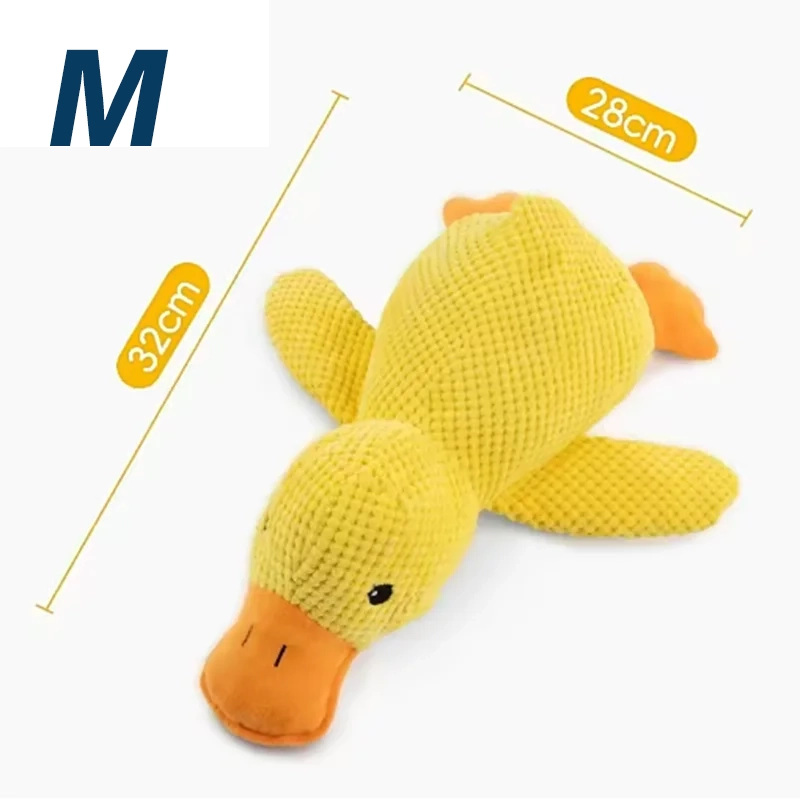 Patty, la Papera da Battaglia | Peluche Sonoro Ultra-Resistente per Cani