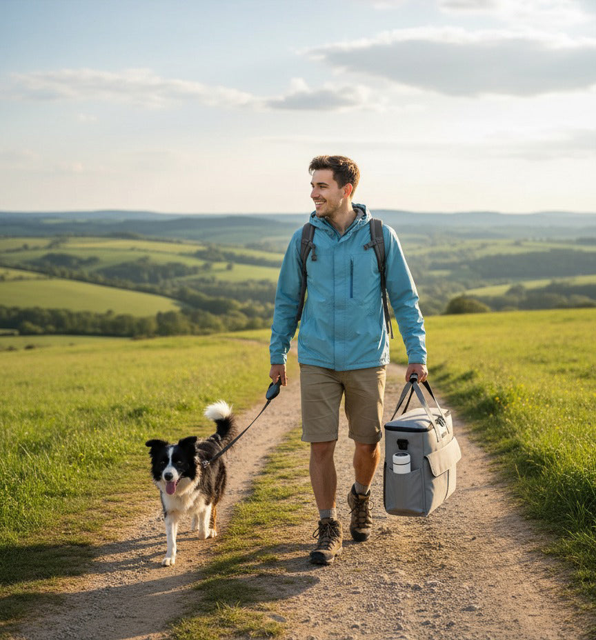 Borsa organizer da viaggio per cani e gatti | Kit completo omologato aereo