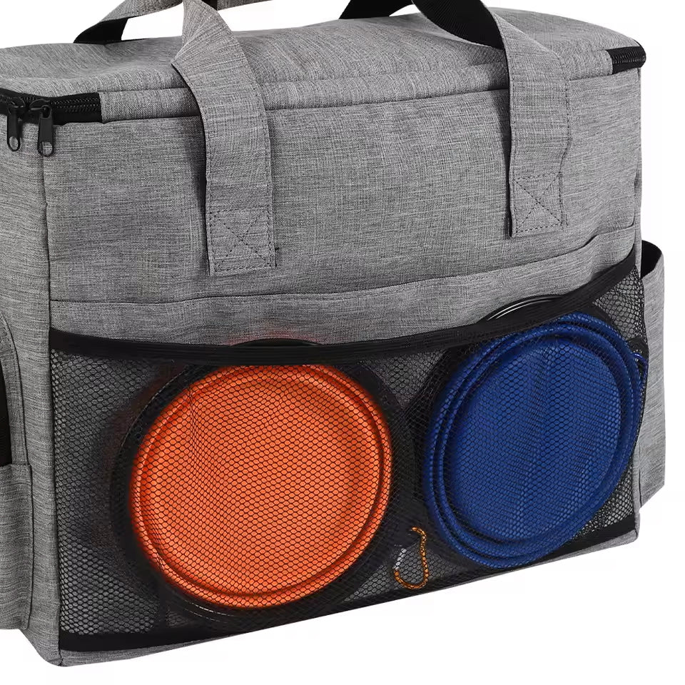 Borsa organizer da viaggio per cani e gatti | Kit completo omologato aereo