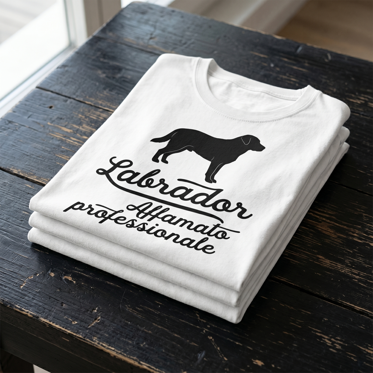 T-shirt BrancoBro: Dillo al mondo chi è il vero capobranco (Spoiler: ha 4 zampe) - T-Shirt Unisex Labrador