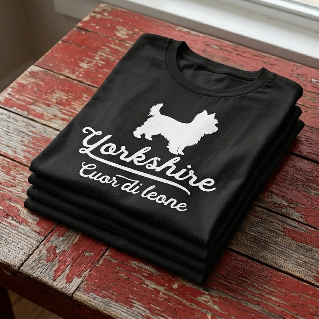 T-shirt BrancoBro: Dillo al mondo chi è il vero capobranco (Spoiler: ha 4 zampe) - T-Shirt Unisex Yorkshire