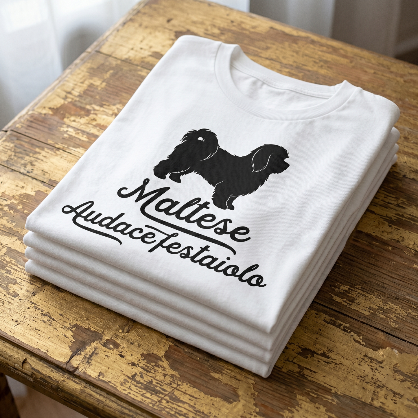 T-shirt BrancoBro: Dillo al mondo chi è il vero capobranco (Spoiler: ha 4 zampe) - T-Shirt Unisex Maltese