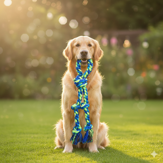 Doppia Corda Gioco per Cani | Il Re del Tira e Molla