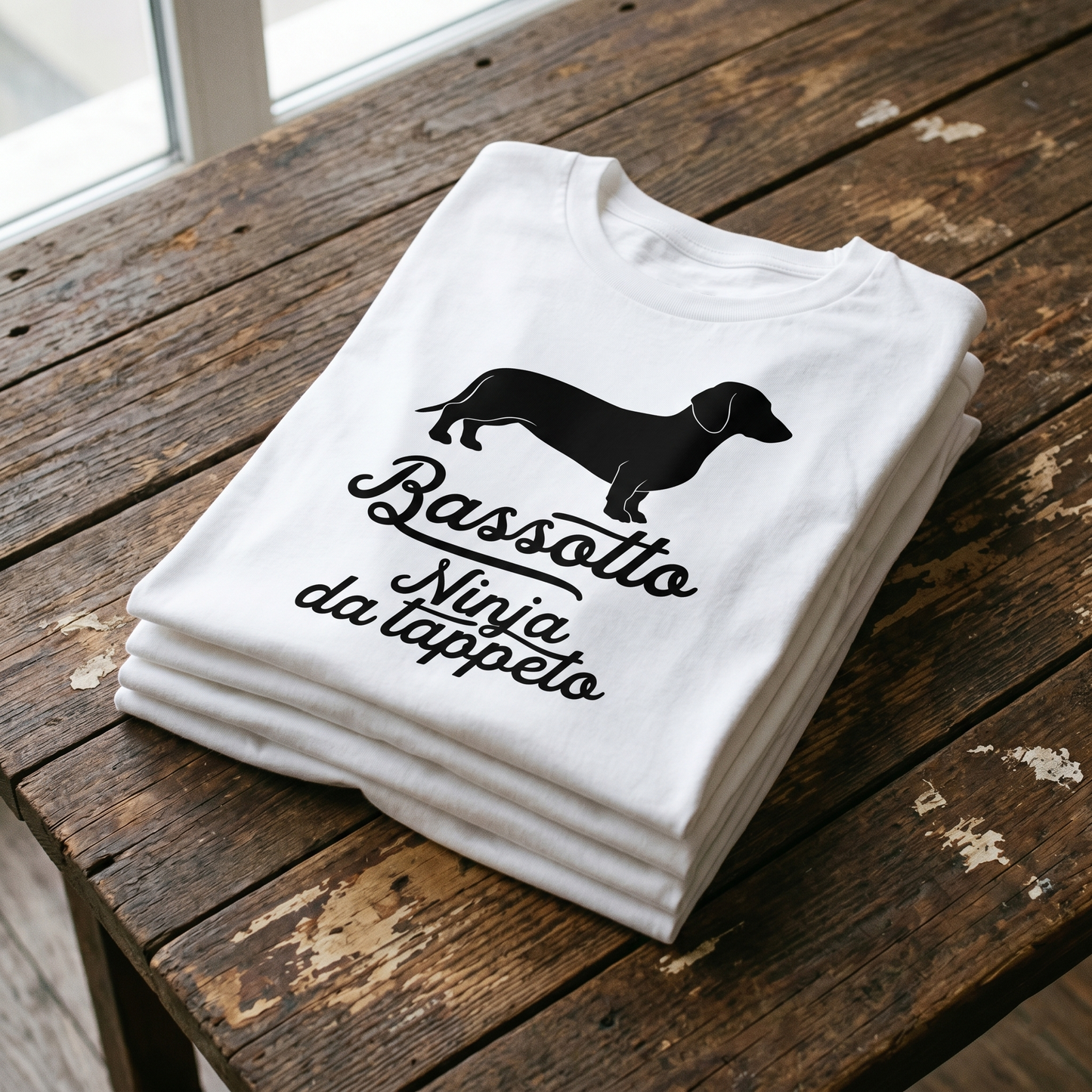 T-shirt BrancoBro: Dillo al mondo chi è il vero capobranco (Spoiler: ha 4 zampe) - T-Shirt Unisex Bassotto