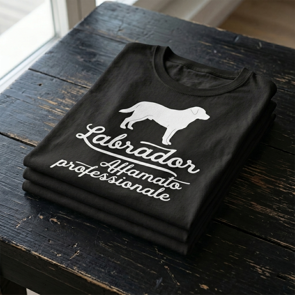 T-shirt BrancoBro: Dillo al mondo chi è il vero capobranco (Spoiler: ha 4 zampe) - T-Shirt Unisex Labrador