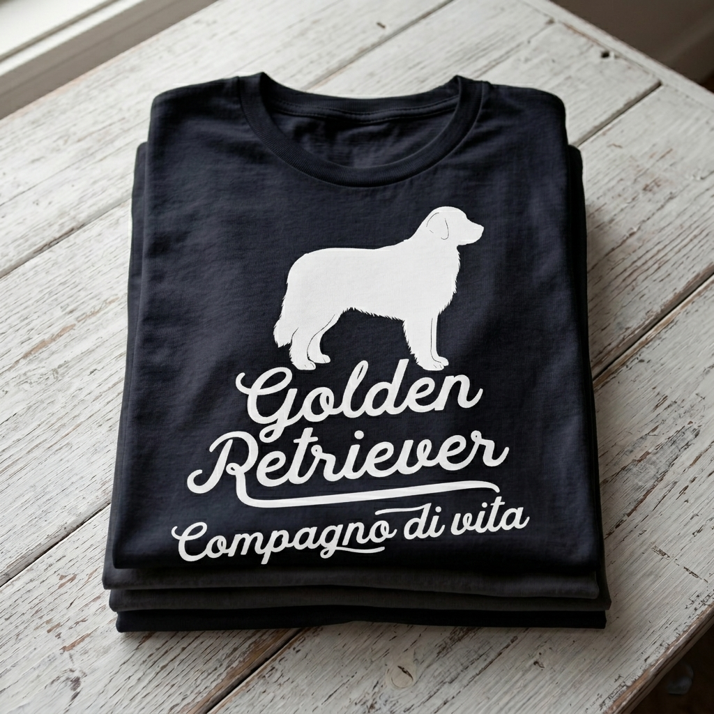 T-shirt BrancoBro: Dillo al mondo chi è il vero capobranco (Spoiler: ha 4 zampe) - T-Shirt Unisex Golden Retriever
