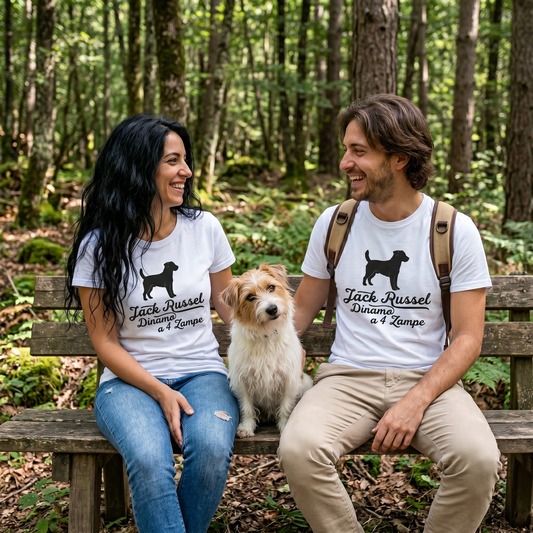 T-shirt BrancoBro: Dillo al mondo chi è il vero capobranco (Spoiler: ha 4 zampe) - T-Shirt Unisex Jack Russel