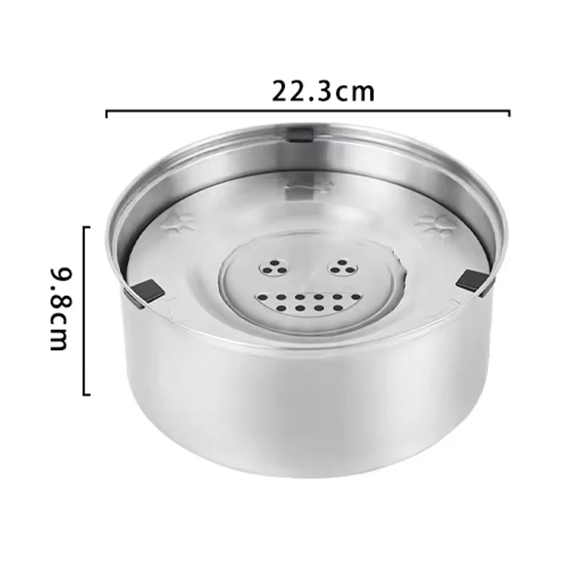 Pavimenti Asciutti, Cani (e umani) Felici | Ciotola Antischizzo Acciaio Inox 1 e 3 Litri