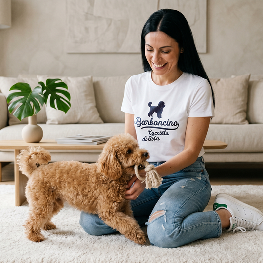 T-shirt BrancoBro: Dillo al mondo chi è il vero capobranco (Spoiler: ha 4 zampe) - T-Shirt Unisex Barboncino