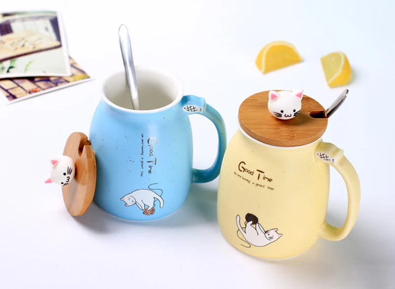 Tazza Mug Gattino "Good Time" | Il Regalo Perfetto per Cat Lovers