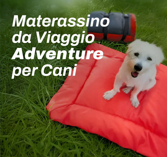 Materassino da Viaggio "Adventure" per Cani | Tappetino Arrotolabile in Tessuto Tecnico 1200D