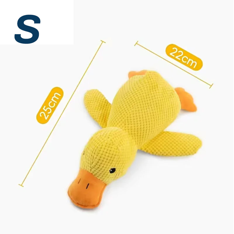 Patty, la Papera da Battaglia | Peluche Sonoro Ultra-Resistente per Cani