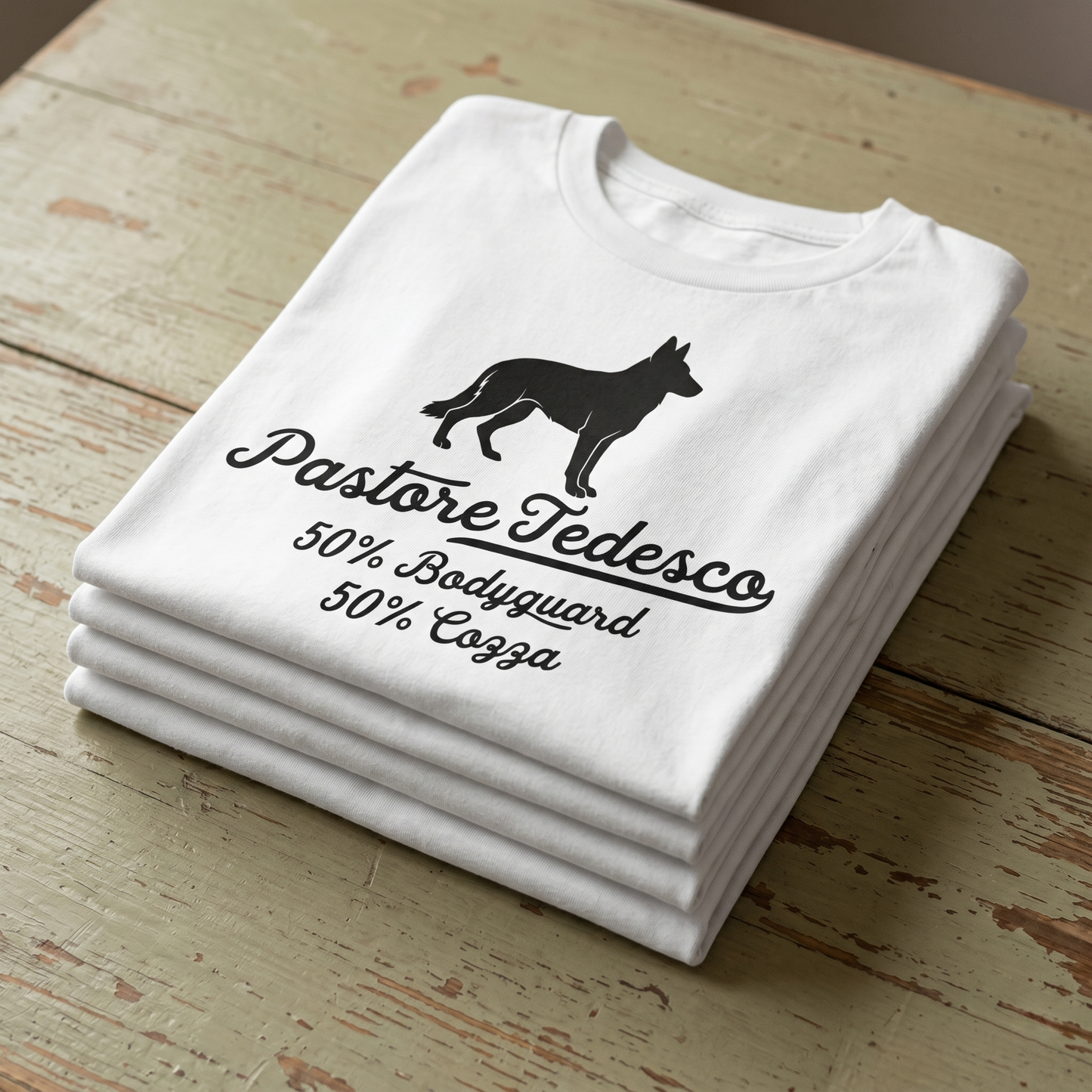 T-shirt BrancoBro: Dillo al mondo chi è il vero capobranco (Spoiler: ha 4 zampe) - T-Shirt Unisex Pastore Tedesco