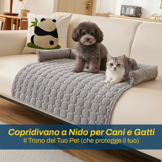 Copridivano a Nido per Cani e Gatti | Il Trono del Tuo Pet (che protegge il tuo)