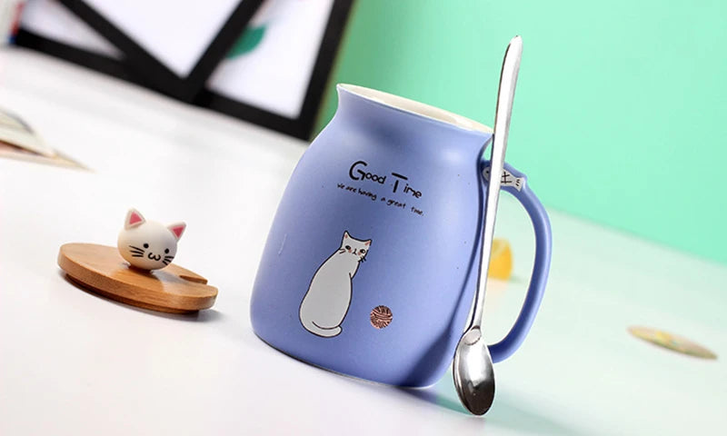 Tazza Mug Gattino "Good Time" | Il Regalo Perfetto per Cat Lovers