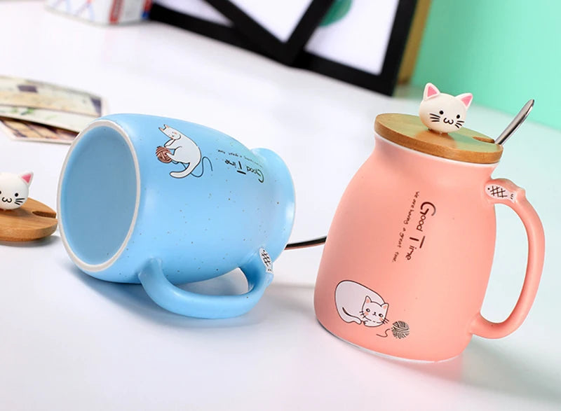 Tazza Mug Gattino "Good Time" | Il Regalo Perfetto per Cat Lovers