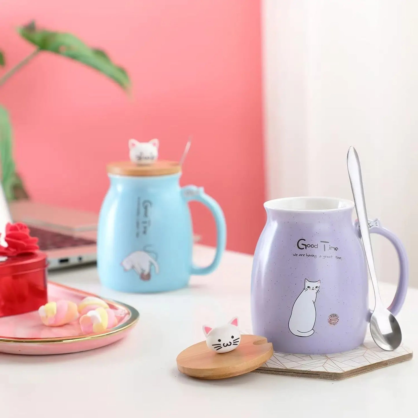 Tazza Mug Gattino "Good Time" | Il Regalo Perfetto per Cat Lovers